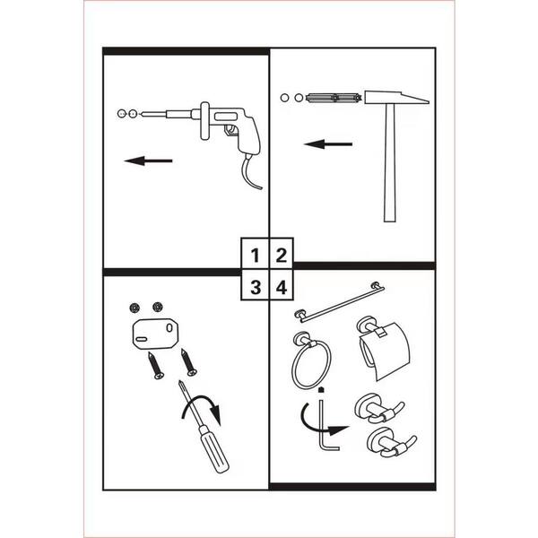 2-Pack Wall Mounted Double Robe/Towel Hook in Stainless Steel Mirror Polished Chrome ATK-2210