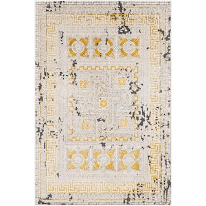 Amalia Mustard Doormat 2 ft. x 3 ft. Oriental Area Rug