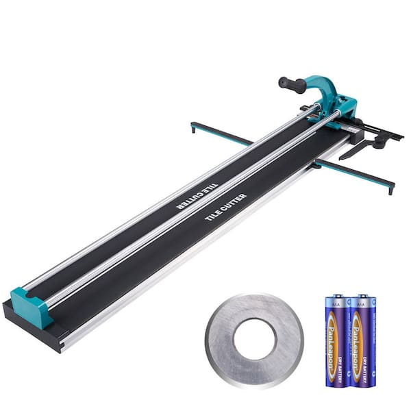0.6 in. Manual Tile Cutter 48 in. Porcelain Ceramic Tile Cutter with Tungsten Carbide Grit Blade and Replacement blade