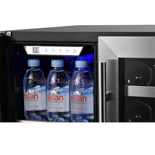 TITAN Signature 24 in. 64-Can and 20-Bottle French Door