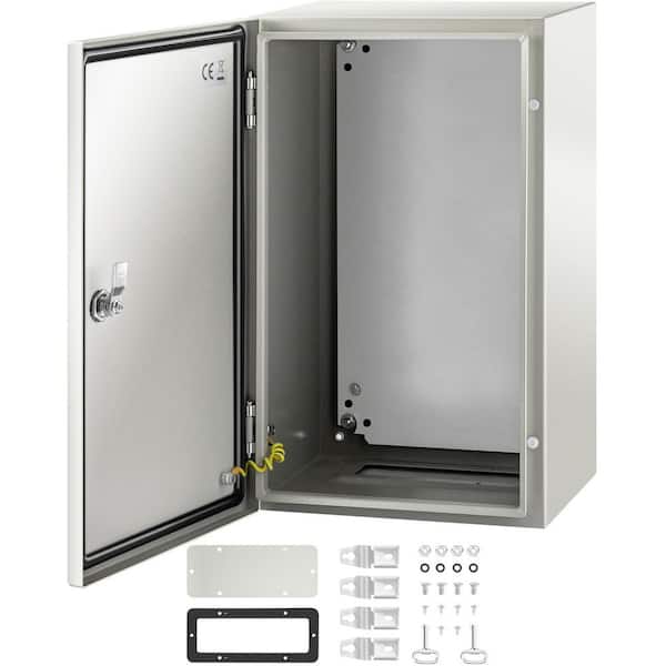 NEMA Steel Enclosure 20 x 12 x 10in. NEMA 4X Steel Electrical Box Electrical Junction Box with Mounting Plate