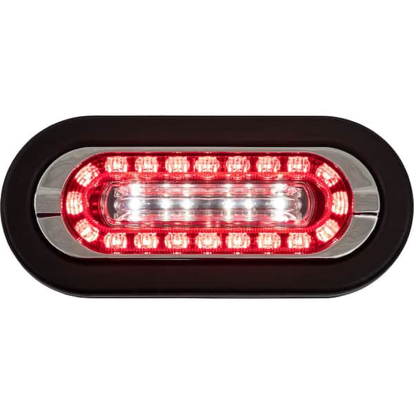 Combination 6 in. LED Stop/Turn/Tail, Backup with Grommet and Plugs