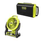 ONE+ 18V Cordless 2-Tool Combo Kit with Speaker with Bluetooth Wireless Technology and Hybrid Portable Fan (Tools Only)