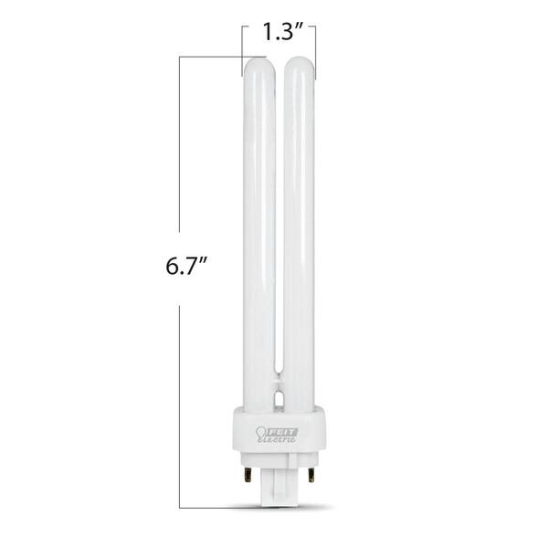 Lot De 2 Ampoules LED PLC G24d-3 26W 3000K Blanc Chaud 1600lm – Économie D’Énergie, Anti-Clignotement, Idéal Maison & Bureau