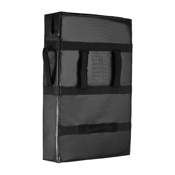 Football Blocking Dummy, 24x16 in. Blocking Pads, Kick Shield Pad, High-Density Sponge Tackle Dummies, Black, 1PCS