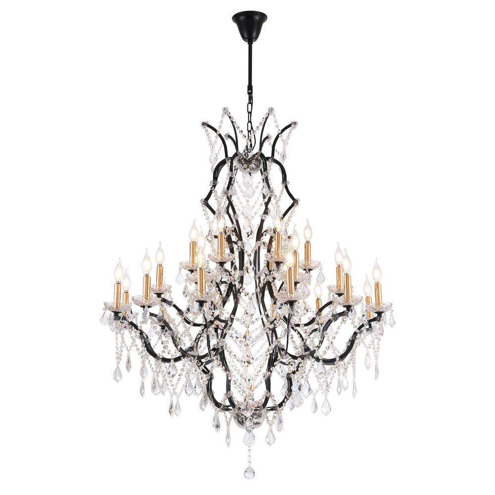 25-Light Large Gold LuxuryModern Maria Theresa Crystal Chandeliers for Living Room Dining Room Foyer price history on PriceWatchPro