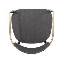 Noble House Boise 37.25 in. Charcoal and Black Low Back Wood and Metal Frame Counter Bar Stool (Set of 2) Extra Tall 109893