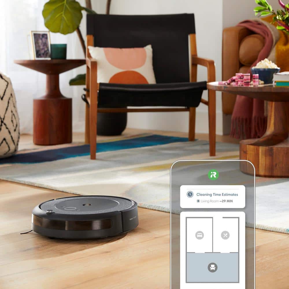 Roomba i3 EVO (3150) Robot Vacuum - Now Clean by Room with Smart Mapping, Ideal for Pet Hair, Carpet and Hard Floor