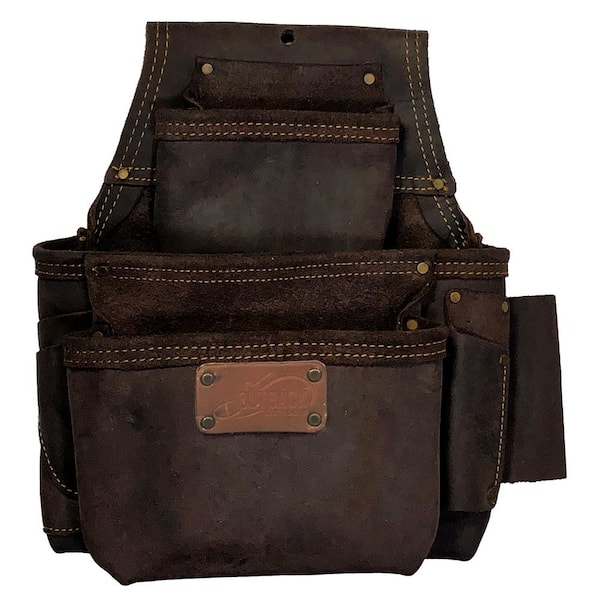 OX TOOLS Pro 3 Pouch Oil-Tanned Leather Fastener Bag