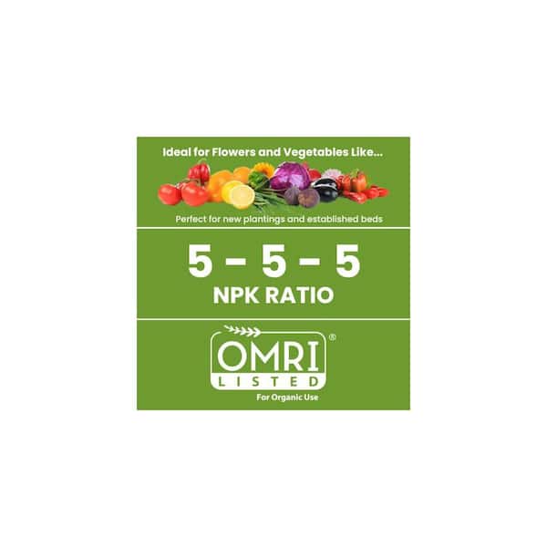 12 lb. Organic All Purpose Plant Food 5-5-5