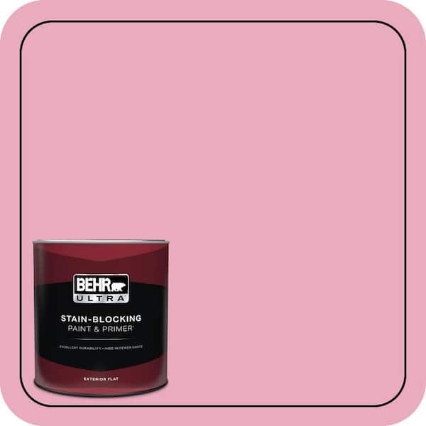 BEHR ULTRA 1 qt. #T11-14 Kawaii Flat Exterior Paint & Primer
