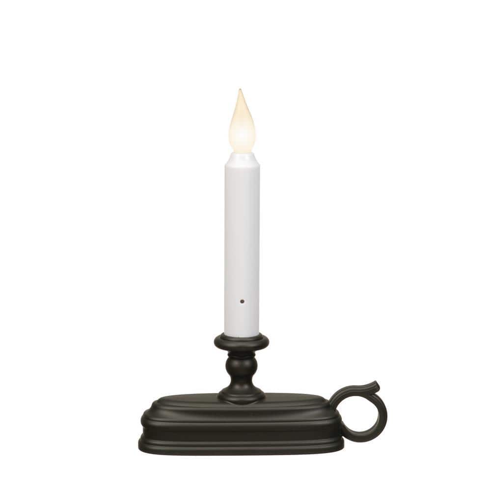 Xodus Innovations 9 in. Dual Color LED Deluxe Battery Operated Candle with Aged Bronze Base