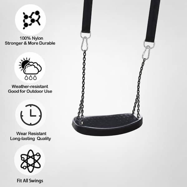 LOKWT 20 FT Tree Swing Straps Hanging Kit Set of 2, 5000 LBS