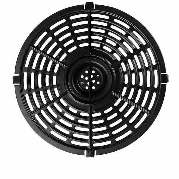8.7 in. Nonstick Enamel Grill Plate for 5 Qt Air Fryer, Round Crisper Plate for Power XL and Ultrean
