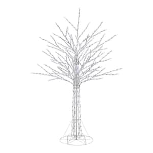 8 ft. Bare Branch White LED Christmas Tree