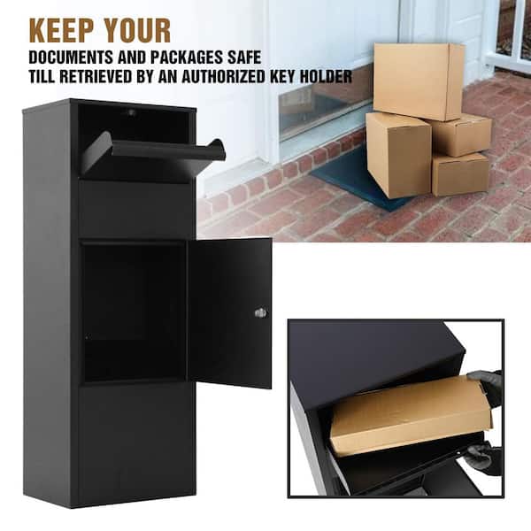 Tatayosi Large Package Delivery Parcel Mail Drop Box Mailbox with
