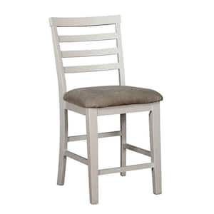 Kiana Counter Ht. Chair in White finish