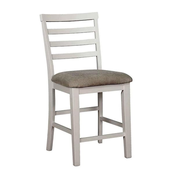 William's Home Furnishing Kiana Counter Ht. Chair in White finish ...