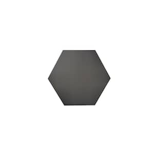 Bex Hexagon 6 in. x 6.9 in. Pewter 2.3mm Stone Peel and Stick Backsplash Tile (6.5 sq.ft./30-Pack)