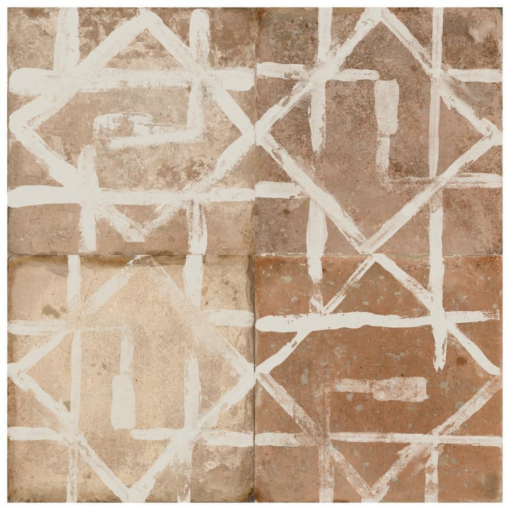 Kings Alora Decor 4-2/5 in. x 4-2/5 in. Ceramic Floor and Wall Take Home Tile Sample price history on PriceWatchPro