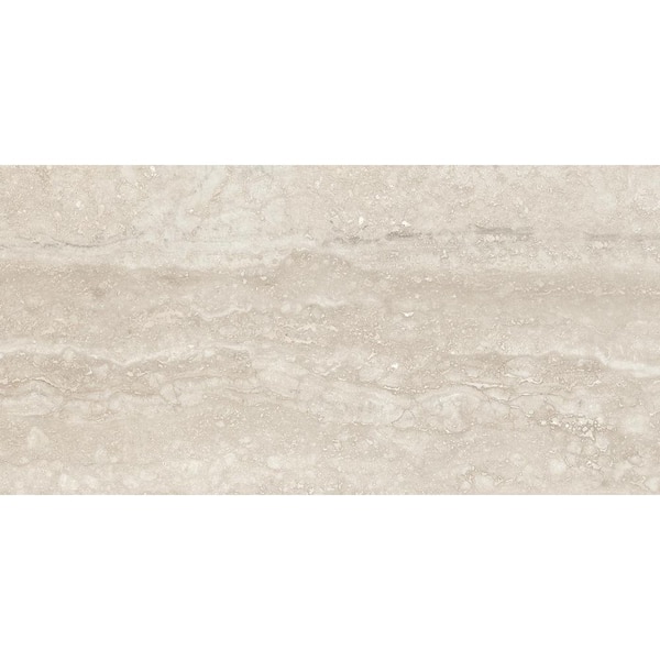 Kaia Kyshali Beige 12-in. x 24-in. Stone Look Matte Porcelain Wall & Floor Tile Sample