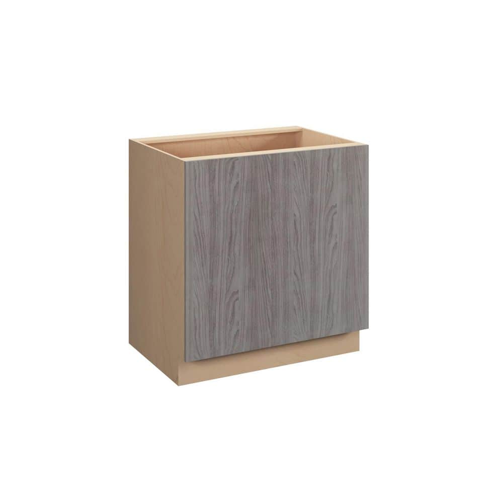 Saratoga Slab 33 in. W x 34.5 in. H x 24 in. D in Greywood Plywood Assemble