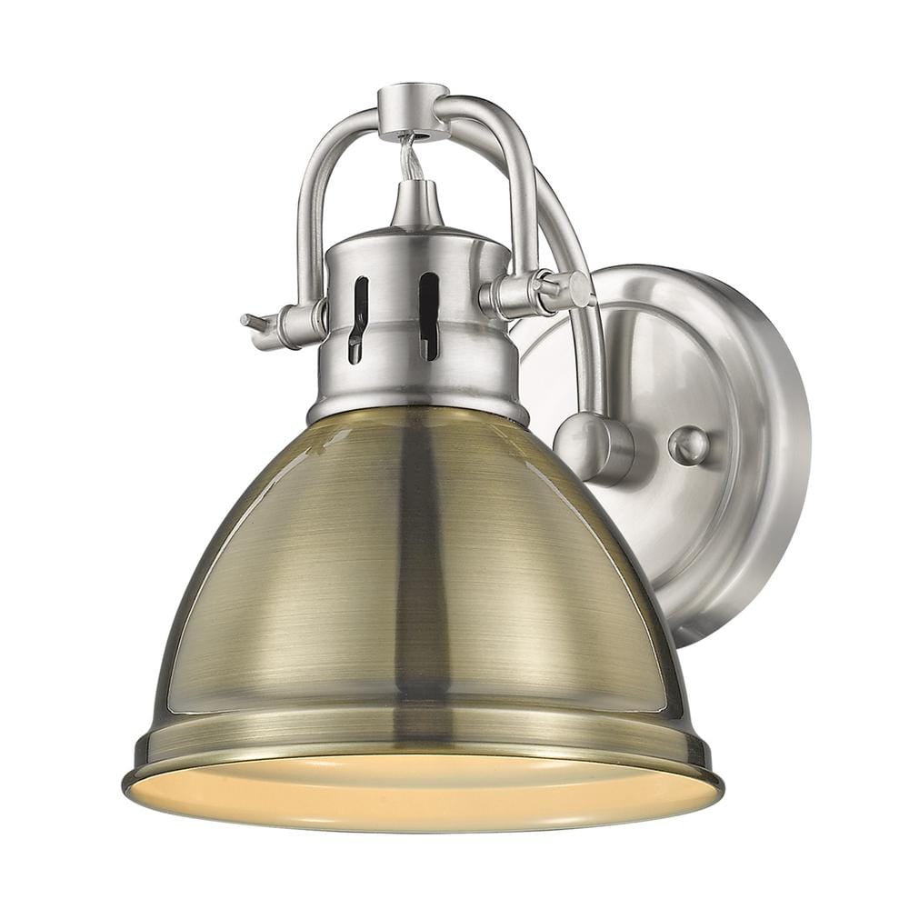 Duncan 4.875 in. 1-Light Pewter Vanity Light price history on PriceWatchPro