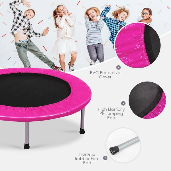 Costway 38 in. Rebounder Trampoline Adults and Kids Exercise