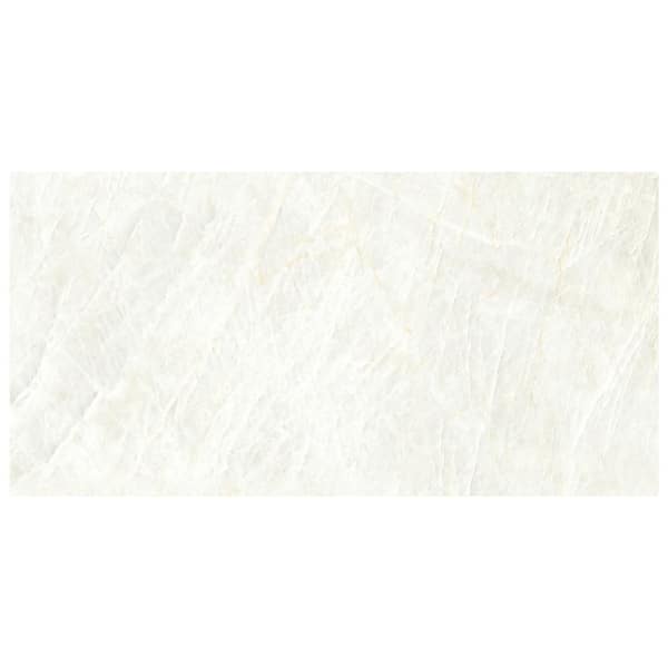 Taj Mahal Matte Cream 6 in. x 6 in. Porcelain Floor and Wall Take Home Tile Sample