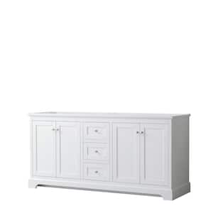 Avery 71 in. W x 21.75 in. D Bathroom Vanity Cabinet Only in White