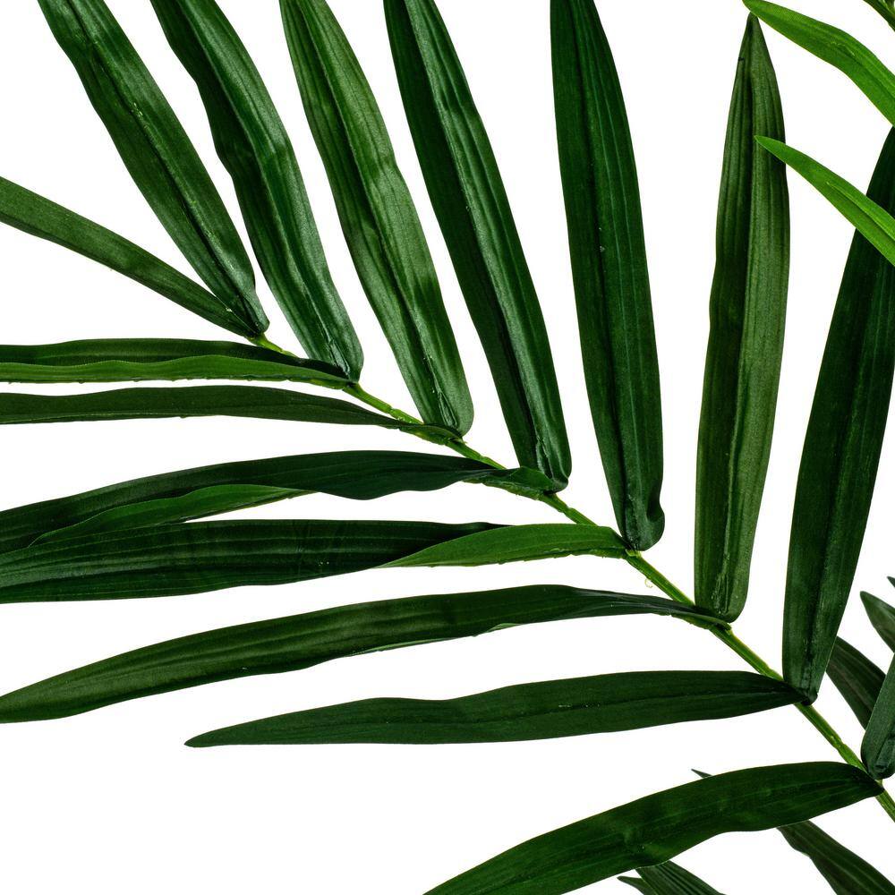65-Inch Potted Faux Palm Tree with Lights