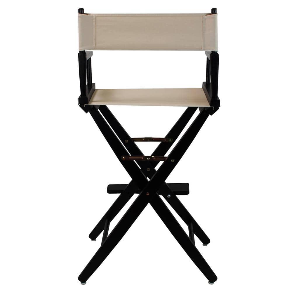Extra-Wide Solid American Hardwood Director's Chair with Natural Canvas