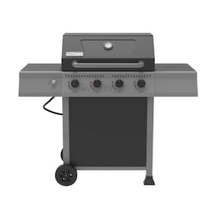 Nexgrill 4 Burner Propane Gas Grill in Black with Stainless Steel Main Lid 720 0925PG The Home Depot