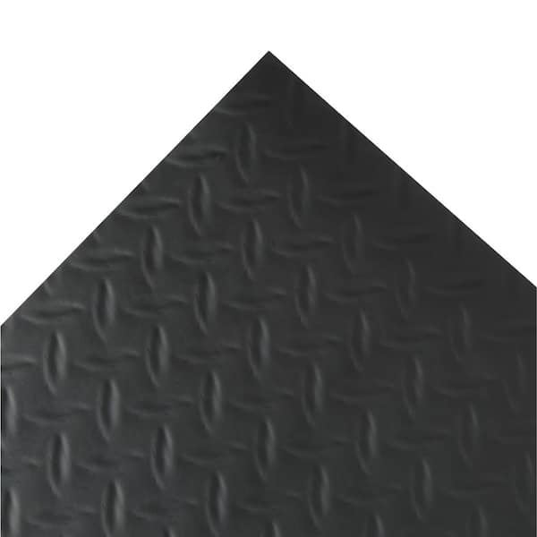 Diamond Black Universal Garage Flooring Mat Trailer Floor Covering 7.5 x 14 ft 