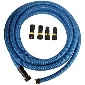 30 ft. Antistatic Vacuum Hose for Shop Vacs with Expanded Multi-Brand Power Tool Adapter Set
