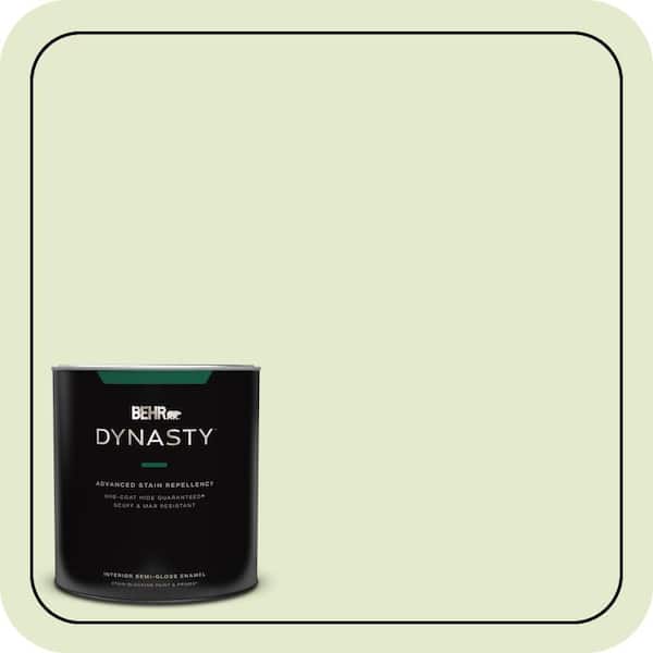 BEHR DYNASTY 1 qt. #P370-2 Praying Mantis Semi-Gloss Enamel Interior Stain-Blocking Paint & Primer