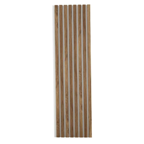 12.6 in. x 106 in. x 0.8 in. Acoustic Vinyl Wall Siding Panel with White Base (Set of 2-Piece)