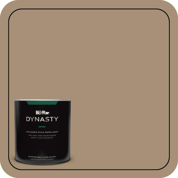 BEHR DYNASTY 1 qt. #N300-5 Hidden Treasure One-Coat Hide Semi-Gloss Enamel Interior Stain-Blocking Paint and Primer