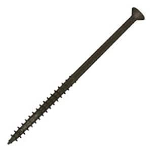 #10 x 4 in. Ultra Guard Square Drive Flat-Head Coarse Thread with Nibs Double Auger Wood Deck Screws (1000 per Box)