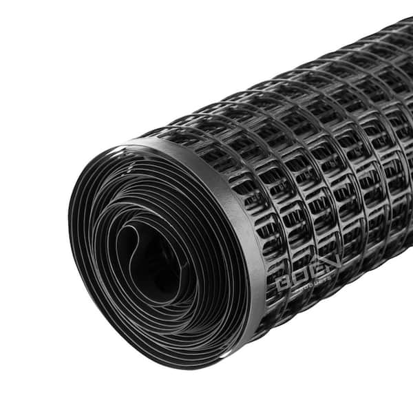 Tenax 100-ft x 7-ft Black Plastic Extruded Mesh Rolled Fencing with Mesh  Size 3/4-in x 1-in in the Rolled Fencing department at