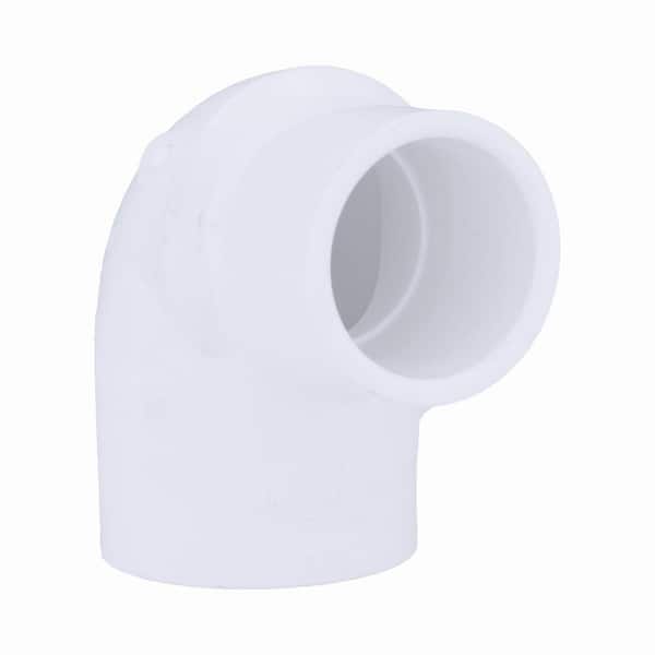 Charlotte Pipe 1 1/4 in. x 1 in. PVC SCH 40 90° ELL RED SXS