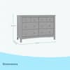 Graco 6-Drawer Benton Pebble Gray Dresser 03706-20F - The Home Depot