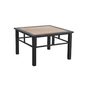 Brown Metal Outdoor Side Table