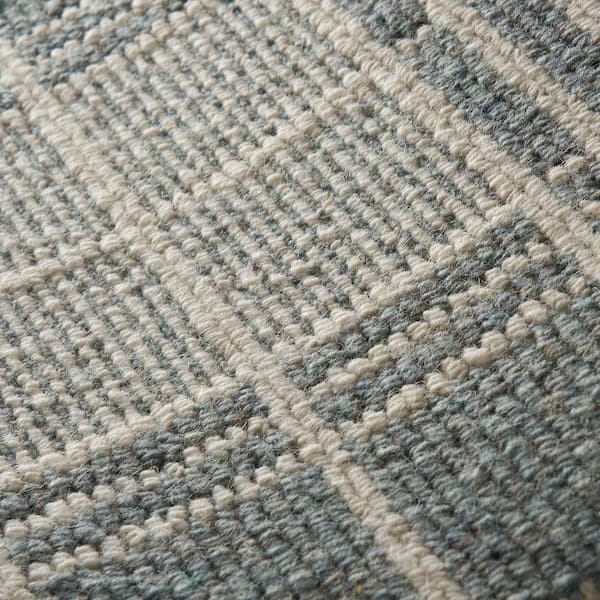 6 in. x 6 in. Pattern Carpet Sample - Checkerboard - Color Ivory/Coast