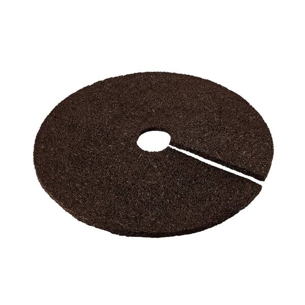 Vigoro 24 in. Brown Recycled Rubber Tree Ring 3 Pack DCTR24BN3