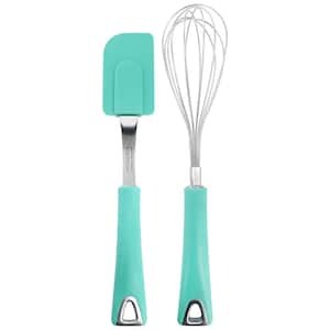 Drexler Whisk and Spatula Tool Set in Turquoise (2-Piece)