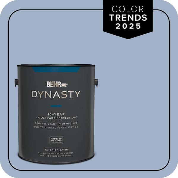 BEHR DYNASTY 1 gal. #S530-3 Aerial View Satin Enamel Exterior Stain-Blocking Paint & Primer