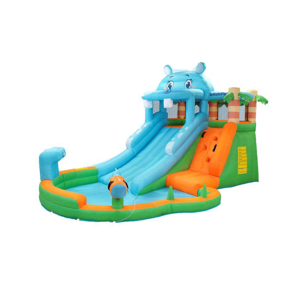 Inflatable Bounce House with Blower, Kids Playhouse Castle for Indoor and Outdoor Use, Includes Water Slide Feature price history on PriceWatchPro
