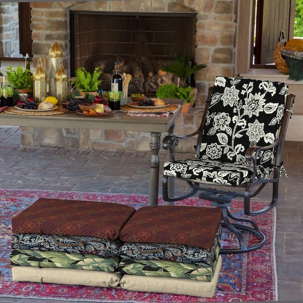 Outdoor high back chair best sale cushions kmart