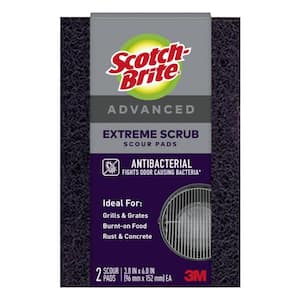 2.5 in. x 4.4 in. Extreme Scrub Scour Pad (2-Pack) (Case of 6)